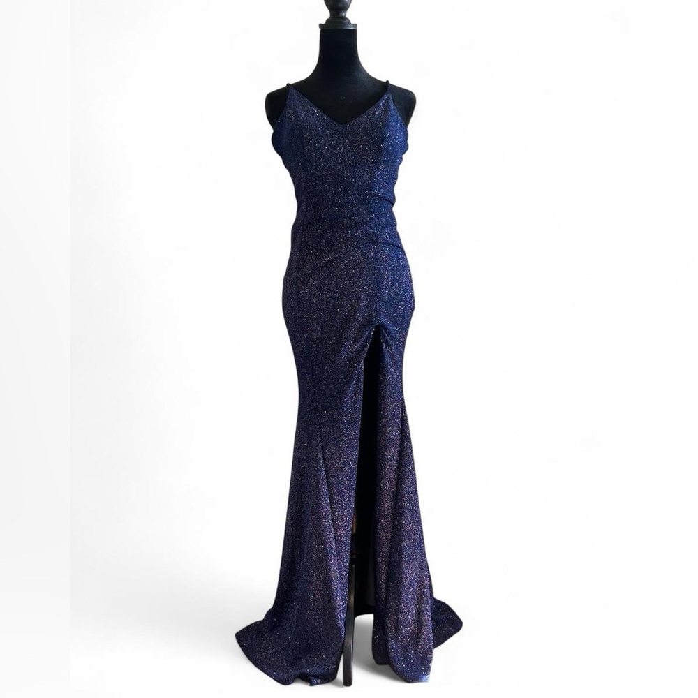 Fiesta Sparkling Midnight Blue Maxi Dress